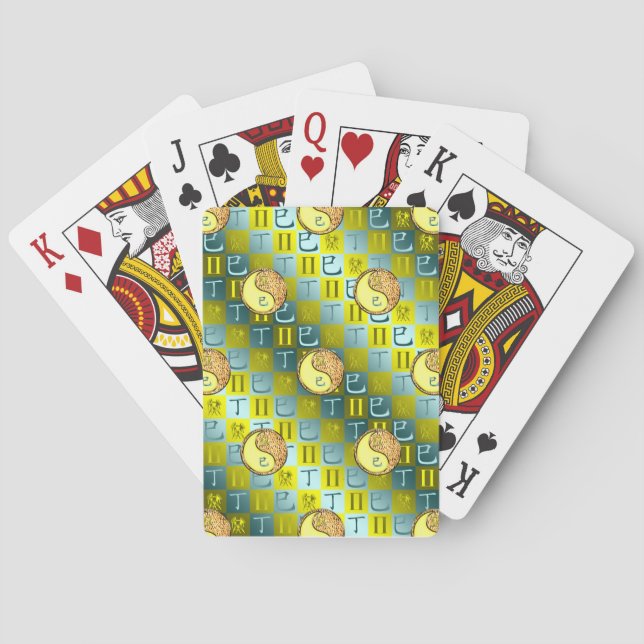 Gemini & Fire Snake Playing Cards (Back)