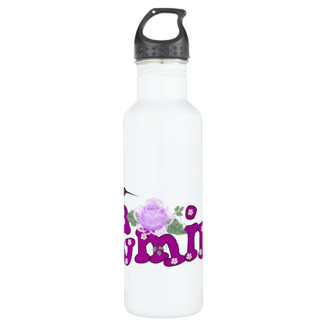 Gemini Flowers 710 Ml Water Bottle (Front)