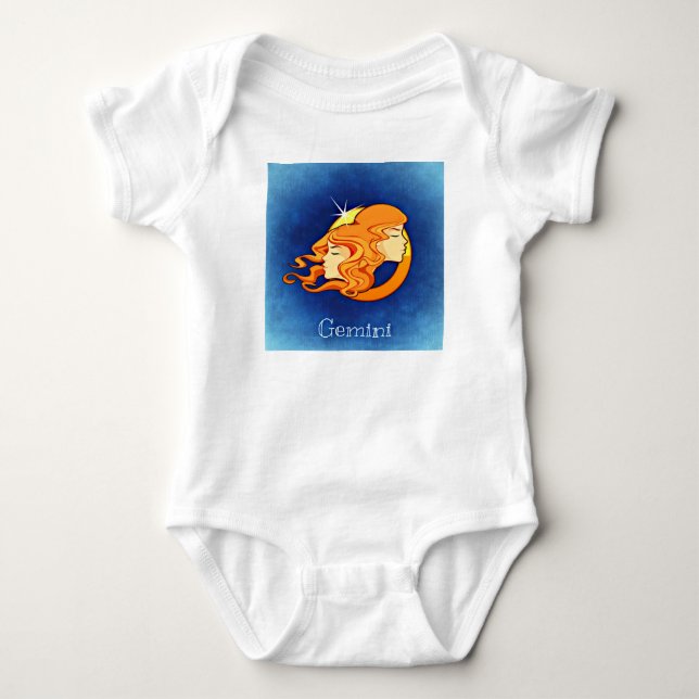 Gemini, Gemelli Baby Bodysuit (Front)