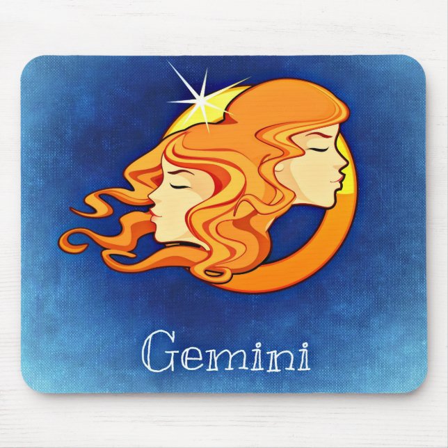 Gemini, Gemelli Mouse Mat (Front)