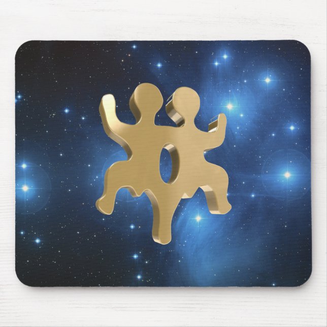 Gemini, Gemelli Mouse Mat (Front)