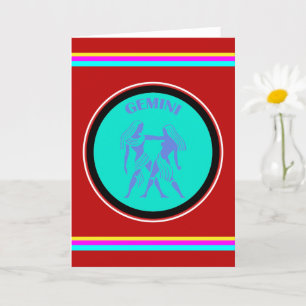 Gemini Greeting Card