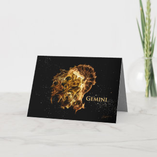 Gemini-Greeting Card