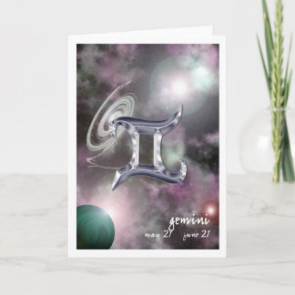 Gemini Greeting Card