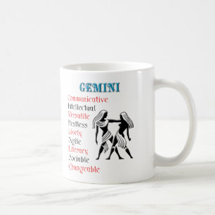 Gemini Horoscope Zodiac Sign Coffee Mug