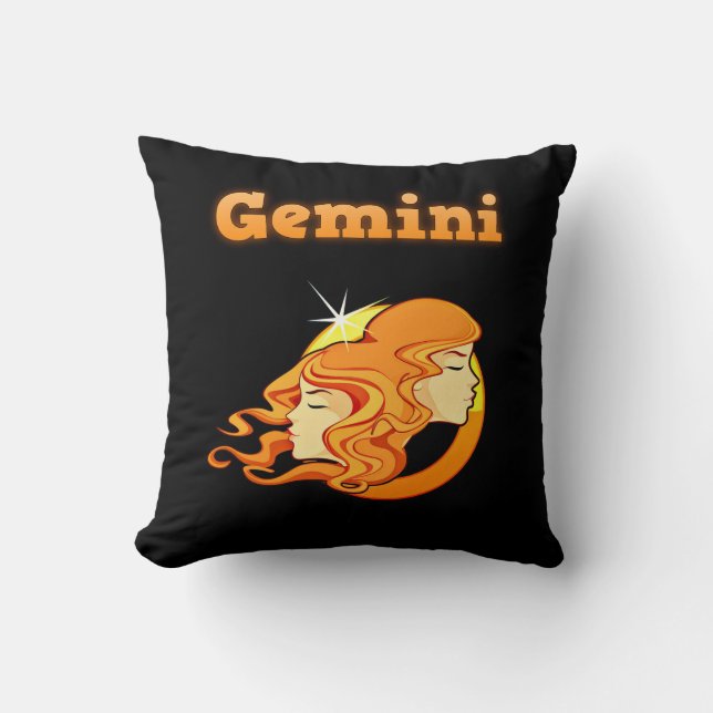 Gemini illustration cushion (Front)