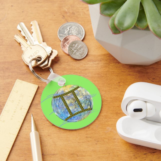 Gemini Key Ring (Desk)