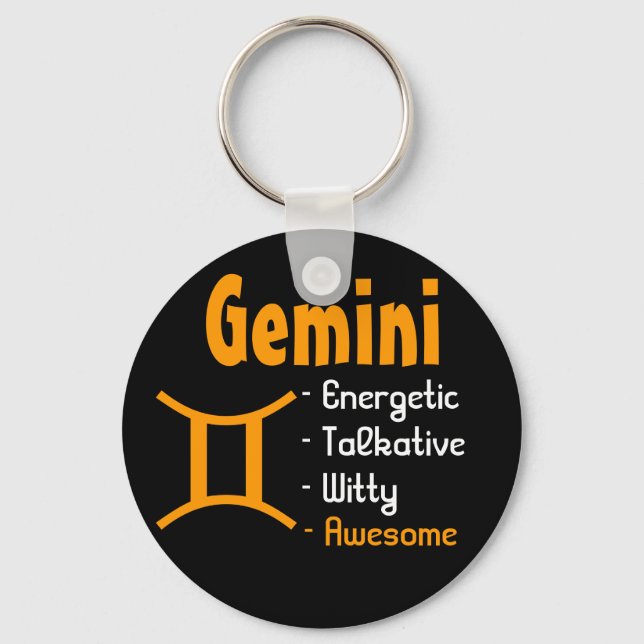 Gemini Key Ring (Front)