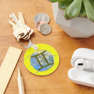 Gemini Key Ring
