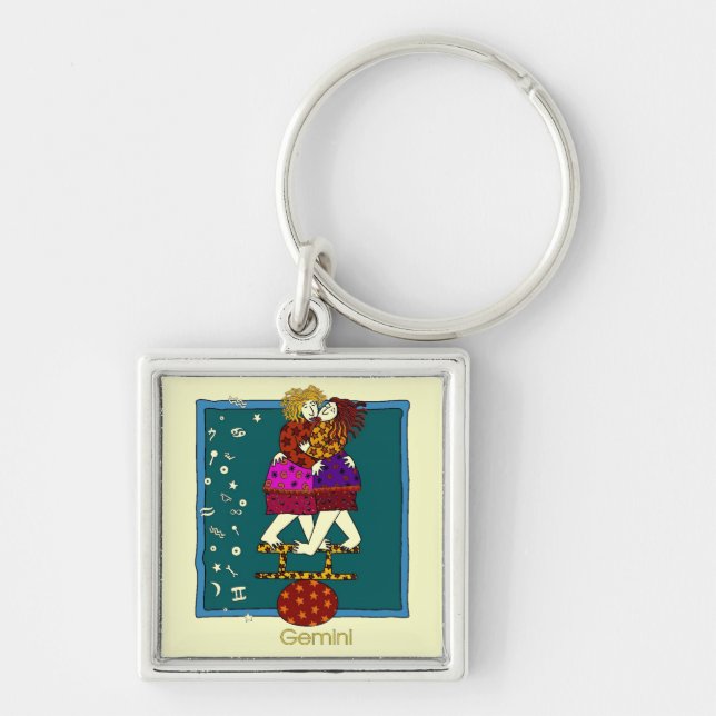 Gemini Key Ring (Front)