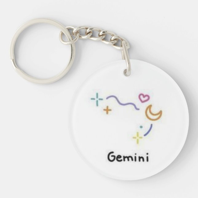 Gemini Keychain (Front)