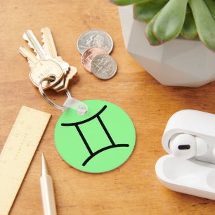 Gemini Keychain