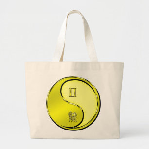 Gemini Large Tote Bag