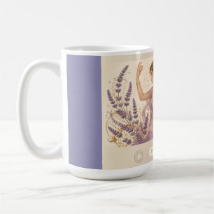 Gemini Lavender Art Nouveau Mug