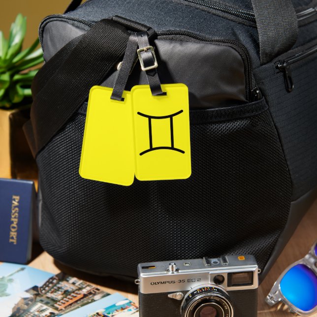 Gemini Luggage Tag (Front & Back)