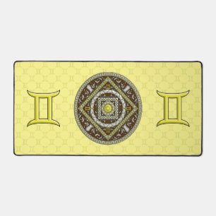 Gemini Mandala Desk Mat