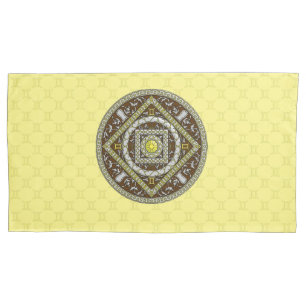 Gemini Mandala Pillowcase
