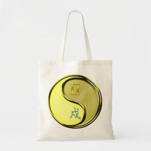 Gemini & Metal Dog Tote Bag