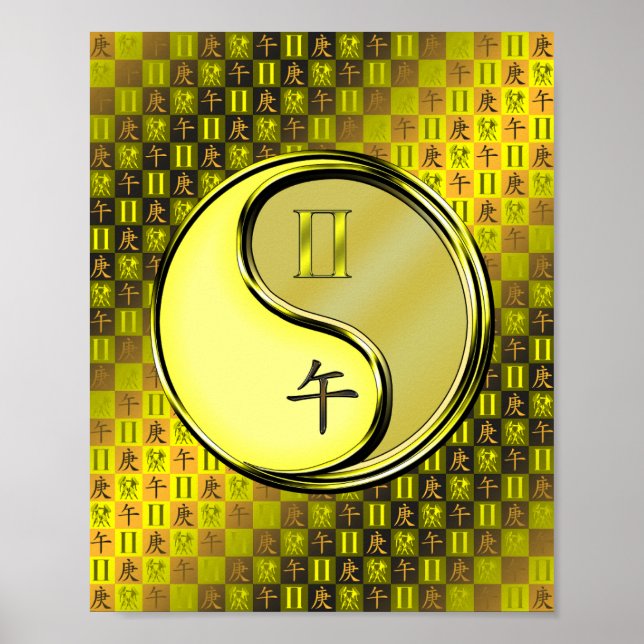 Gemini & Metal Horse Poster (Front)