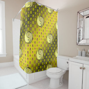 Gemini & Metal Horse Shower Curtain