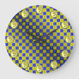 Gemini & Metal Ox Large Clock