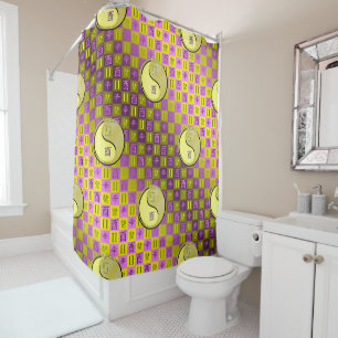 Gemini & Metal Rooster Shower Curtain