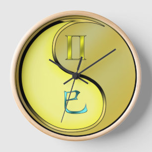 Gemini & Metal Snake Clock