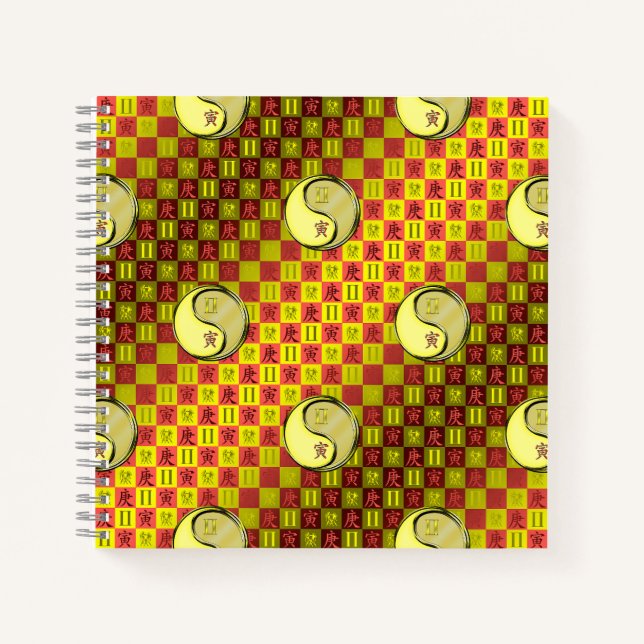 Gemini & Metal Tiger Notebook (Front)