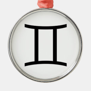 Gemini Metal Tree Decoration