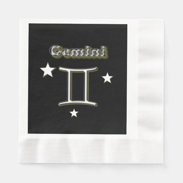 Gemini Napkin (Front)