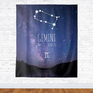 Gemini   Personalised Astrology Tapestry