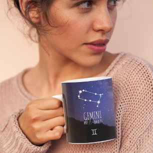 Gemini   Personalised Zodiac Constellation Coffee Mug