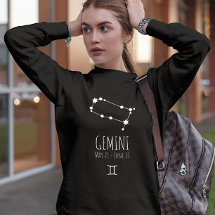 Gemini Personalised Zodiac Constellation Sweatshirt