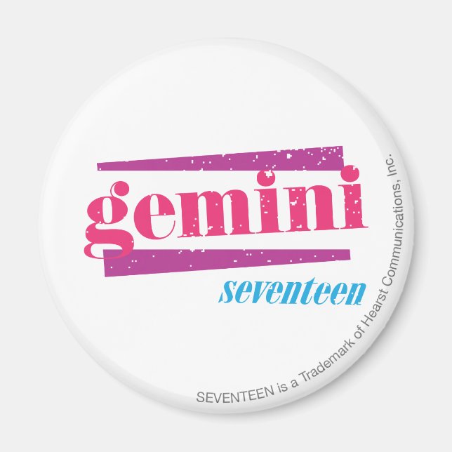 Gemini Pink Magnet (Front)