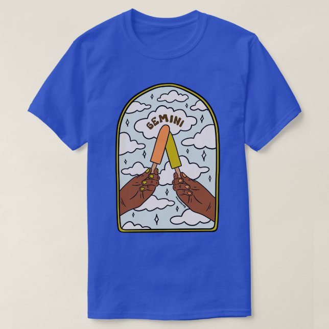 Gemini Popsicle T-Shirt (Design Front)