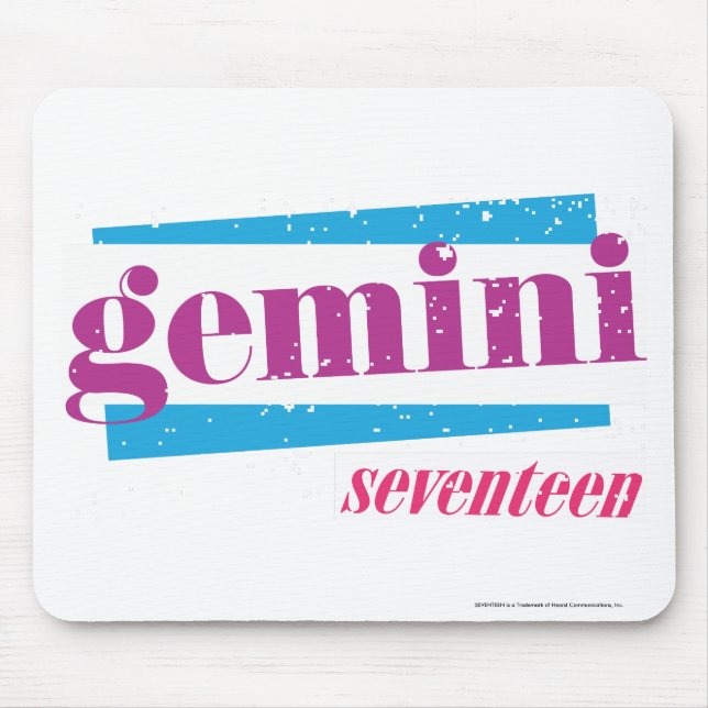 Gemini Purple Mouse Mat (Front)