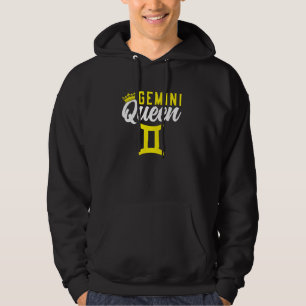 Gemini Queen Horoscope Astrology Zodiac Sign Hoodie