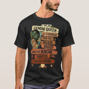 Gemini Queen Sweet As Candy Birthday tee For Black