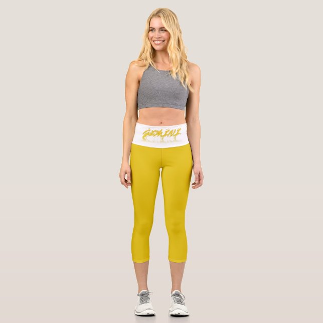 Gemini Reflection Capri Leggings (Front)