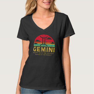 Gemini Sign Greatest Thing Retro Star Sign Zodiac T-Shirt