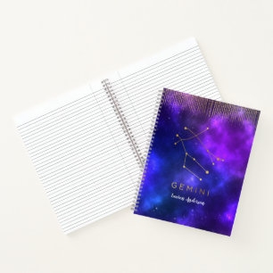 Gemini Sign Personalised Journal - Office