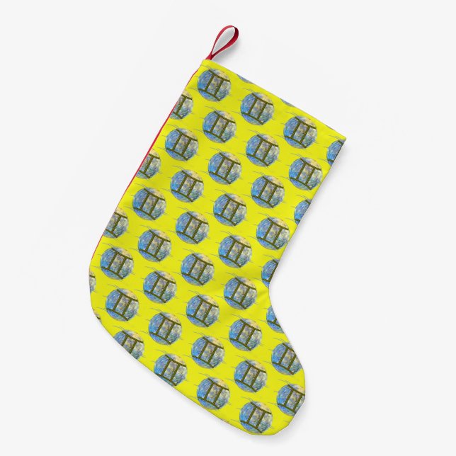 Gemini Small Christmas Stocking (Front (Hanging))