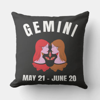 Gemini star sign cushion