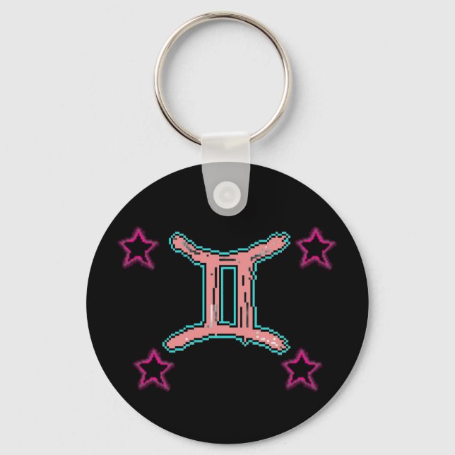 GEMINI Stars Key Ring (Front)