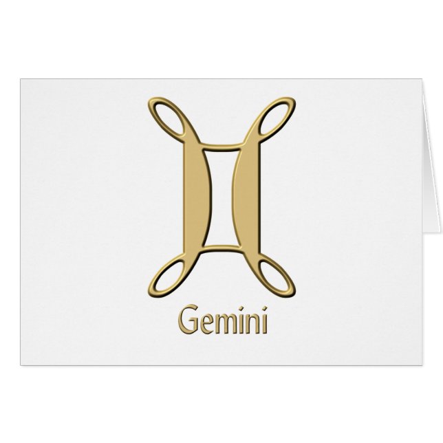 Gemini symbol (Front Horizontal)