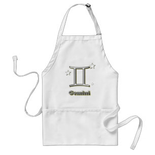 Gemini symbol standard apron