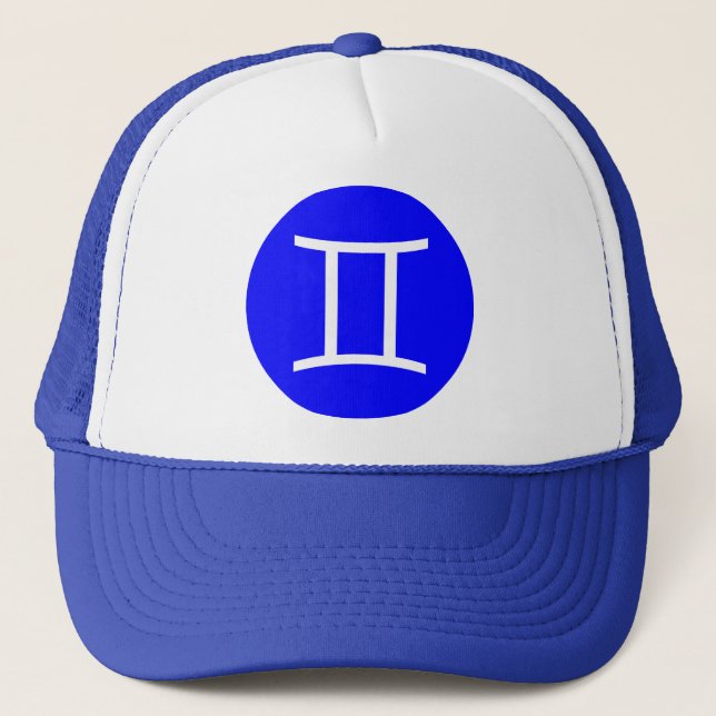 Gemini Symbol Trucker Hat (Front)