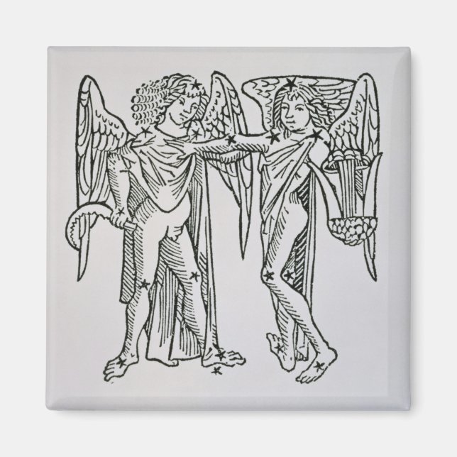 Gemini (the Twins) an illustration from the 'Poeti Magnet (Front)