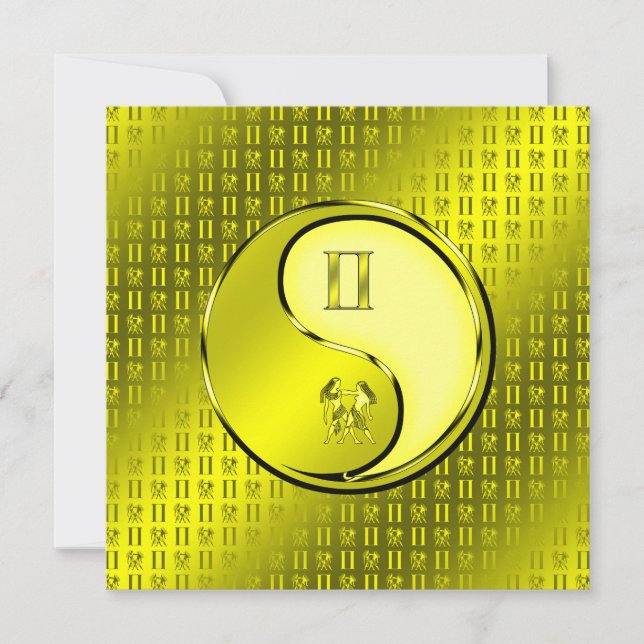 Gemini the Twins Card (Front)