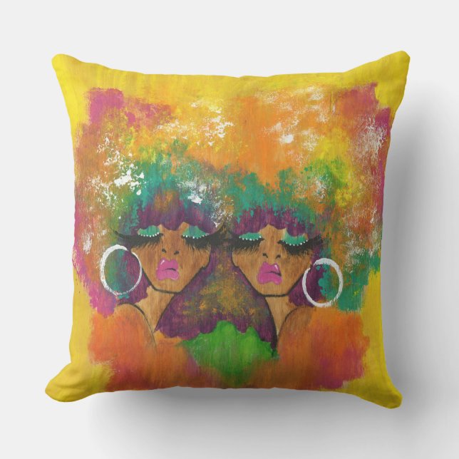 GEMINI Throw Pillow 20" x 20" (Front)